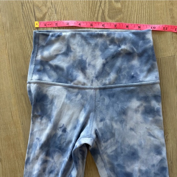 Lululemon Align Pant 25" Diamond Dye leggings women’s size 2 blue purple W5CQTS - Picture 8 of 9